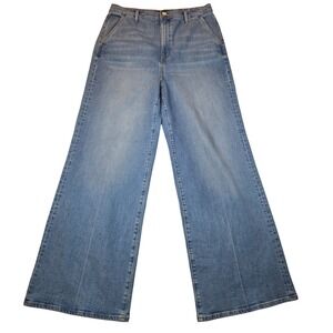 Ann Taylor The Trouser High Rise Light Wash Denim Jeans Size 12 NWT